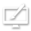 Web designing icon